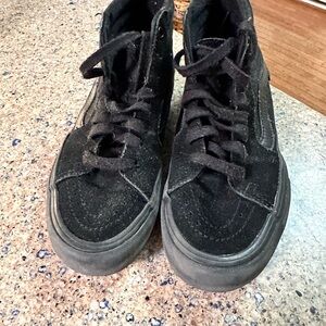 Black High-Top Sneakers